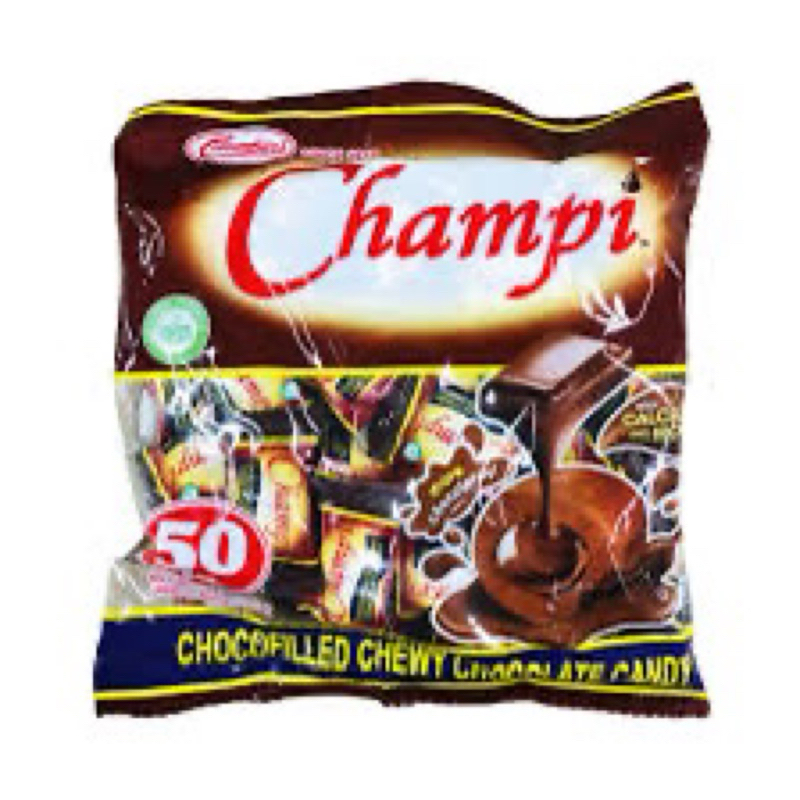 CHAMPI CHOCOLATE CHEWY CANDY 50PCS | Shopee Philippines