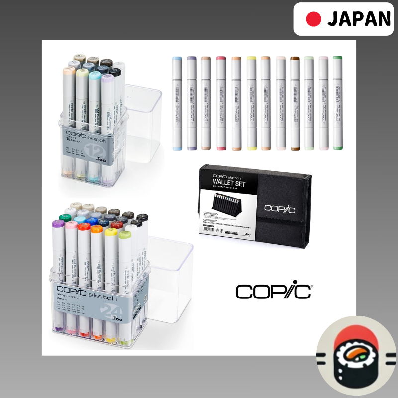 Too Copic Sketch Comic Illustration 24-color set Illustration marker ...