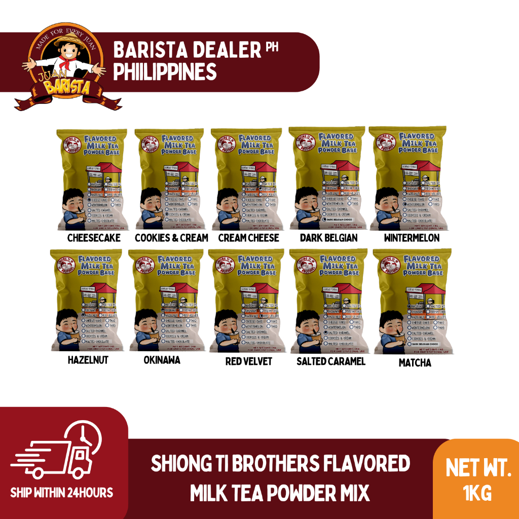 Shiong Ti Brother's Premium Flavored Milk Tea Powder Mix 500g | Shopee ...