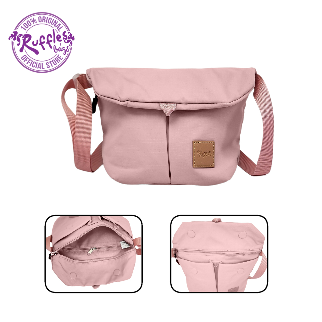 Ruffles Bags Kirsten Sling Bag (Peach, Purple, Green, Cream, Black ...