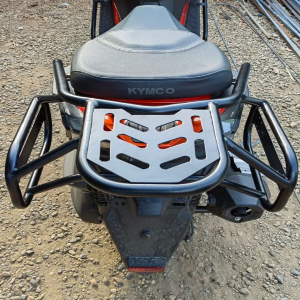 KYMCO AK 550 - HEAVY DUTY TOP & SIDE BOX BRACKET ( POWDER COAT ...