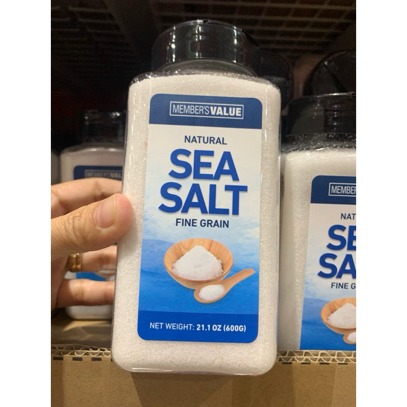 Members Value Natural Seasalt Fine Grain 600g | Shopee Philippines