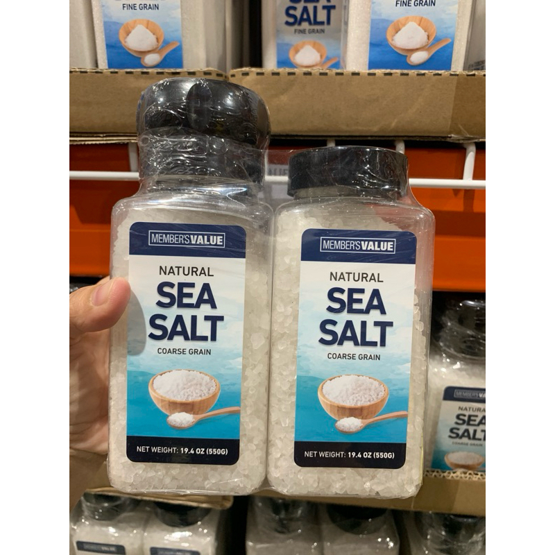 Members Value Seasalt Coarsed Grain 2x550g | Shopee Philippines