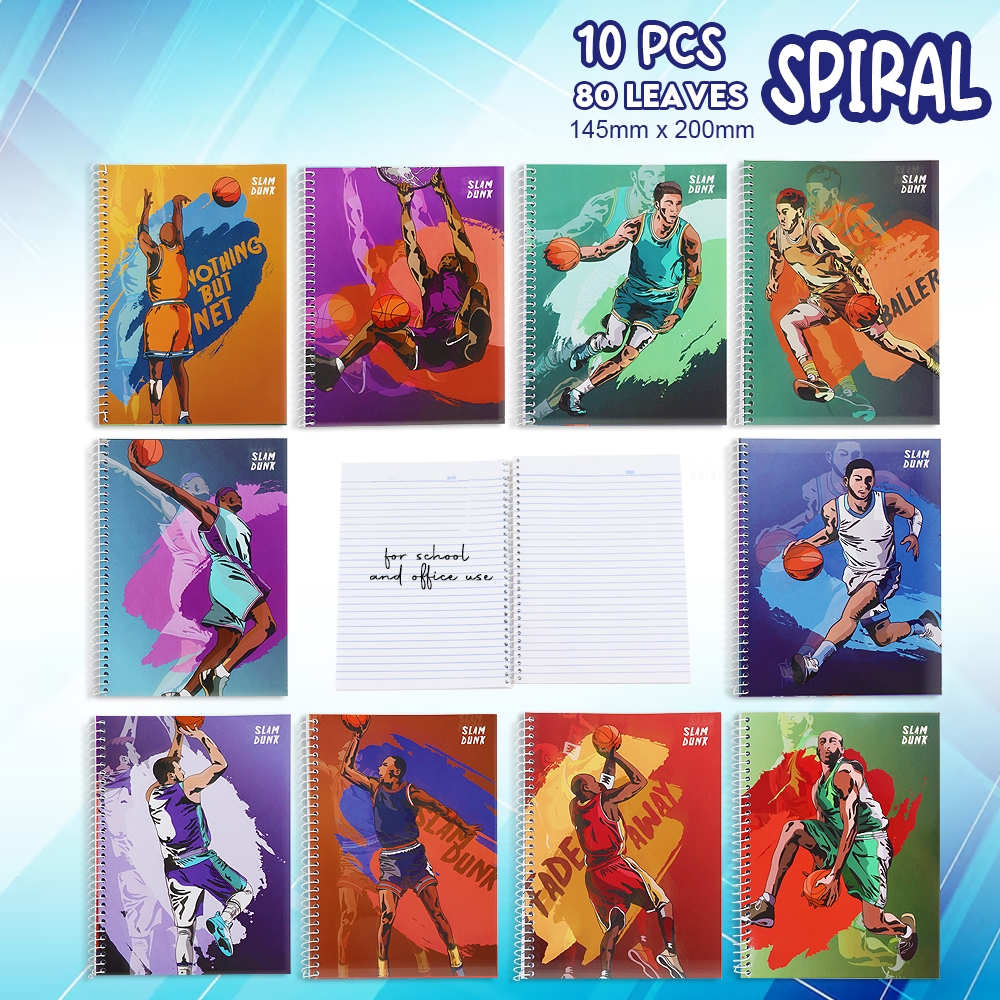 FCI Spiral Notebook with New Assorted Upgraded Cool Design 80 leaves ...