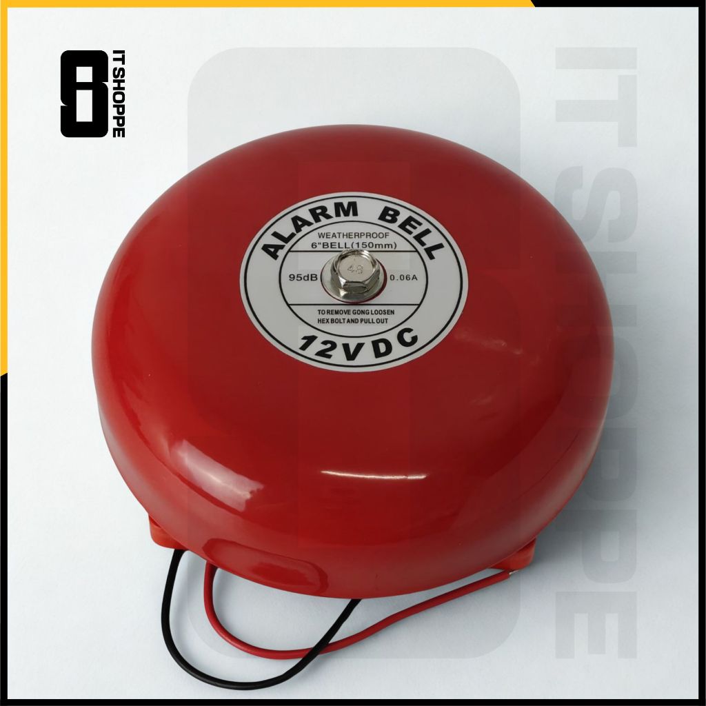 12v 6 inches alarm bell Fire Alarm Bell | Shopee Philippines