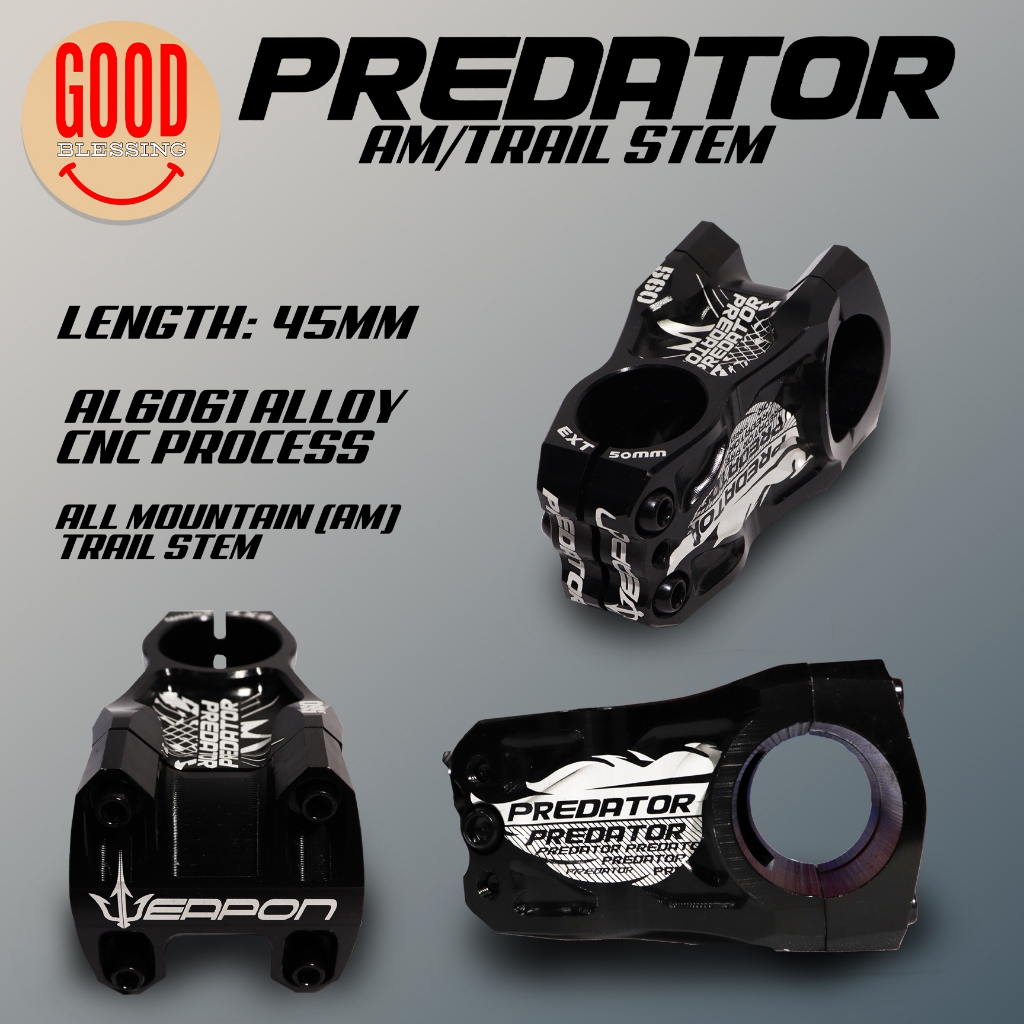 Stem Weapon Predator AM All Mountain Stem 50mm | Shopee Philippines