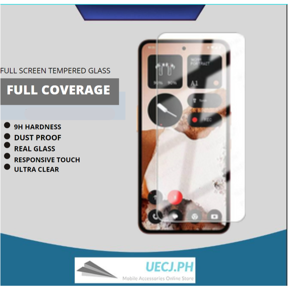 FULL Tempered Glass All Clear Screen Protector NOTHING CMF 2 PRO / 1 ...
