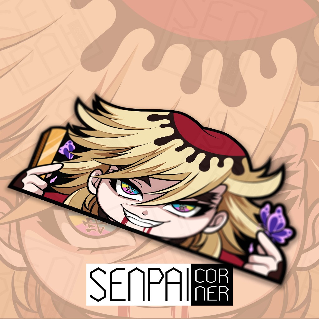 Demon Slayer Doma Peeker Sticker | Shopee Philippines