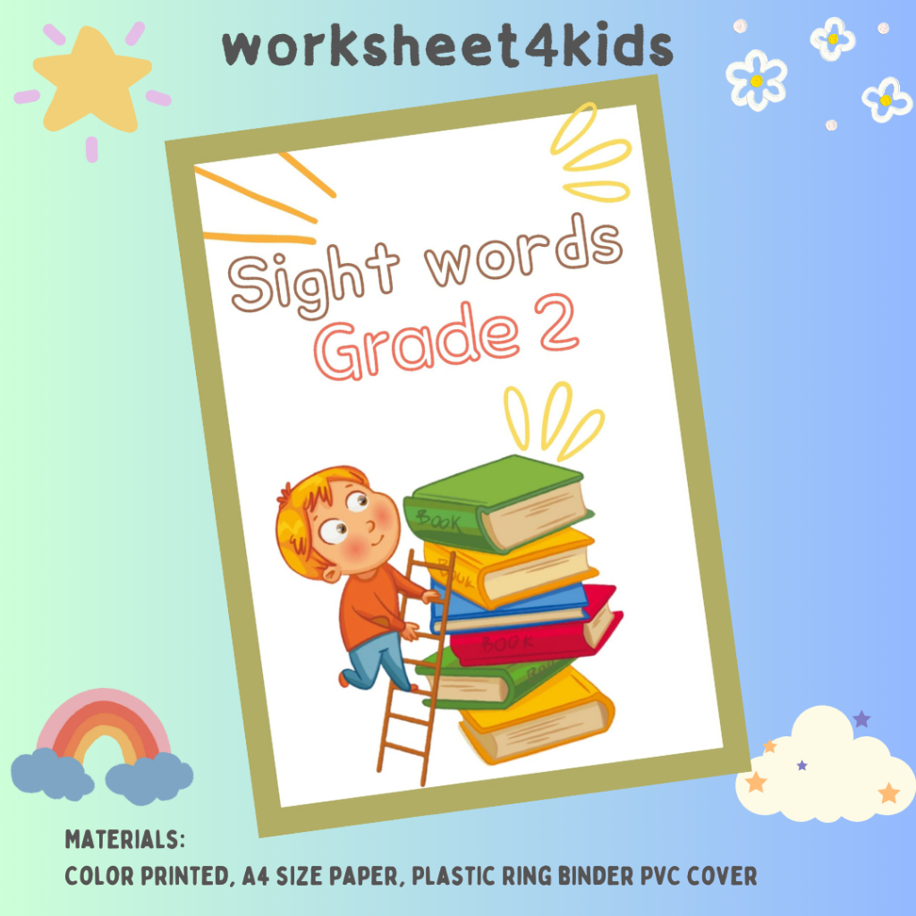 GRADE 2 - 45, PAGES TRACING SIGHT WORDS TO LEARN 45 WORDS | Shopee ...