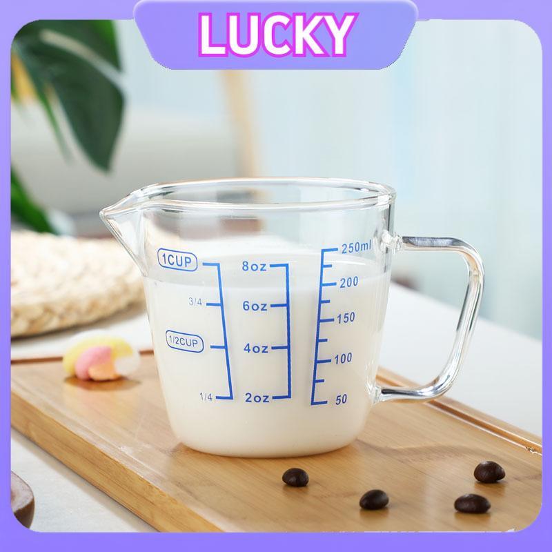 Durable Glass Measuring Cup High Borosilicate Scale Cup Microwave ...