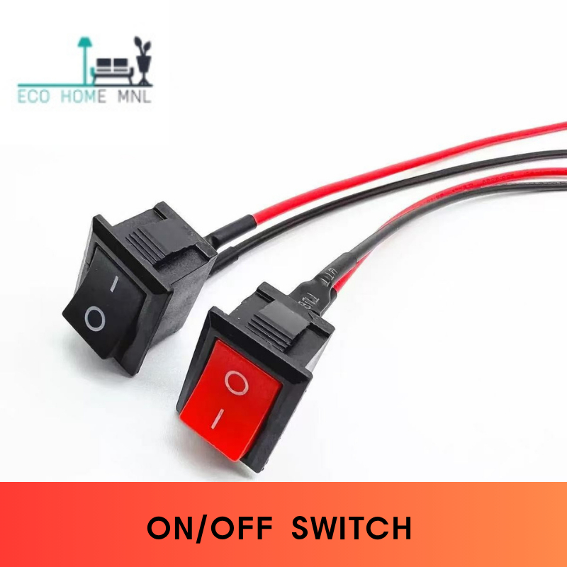 Motorcycle 2-Way ON/OFF Rocker Switch with Wire – Heavy Duty Power ...