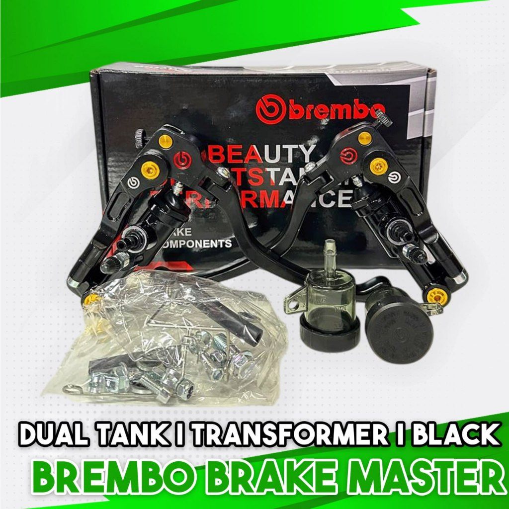 BREMBO BRAKE MASTER TRANSFOMER DUAL TANK | Shopee Philippines