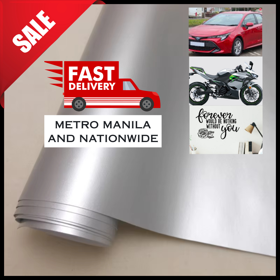 matte silver sticker - sticker for motorcycle, stickers, waterproof ...