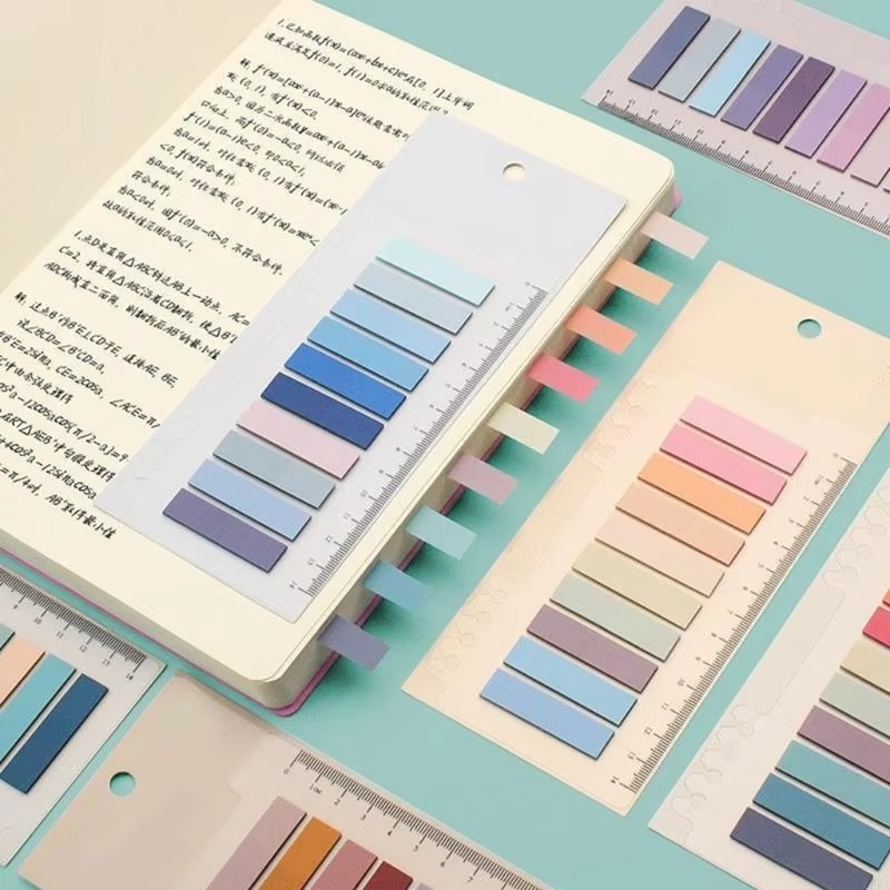 Transluscent Sticky Notes with Ruler for Binder | Shopee Philippines
