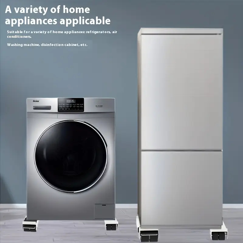 Extensible Appliance Roller 300KG Load Bearing Universal Wheel Base For