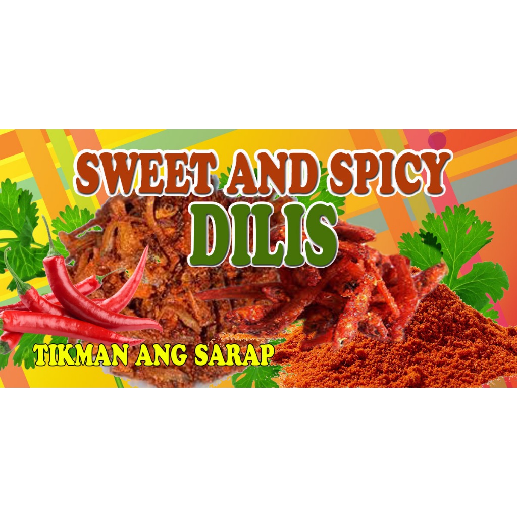 STICKER LABEL FOR SWEET AND SPICY DILIS (GENERIC ONLY NOT CUSTOMIZED ...