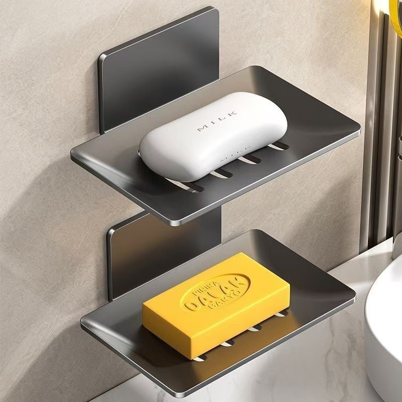 Bathroom soap box, non perforated soap dish, bathroom storage rack ...