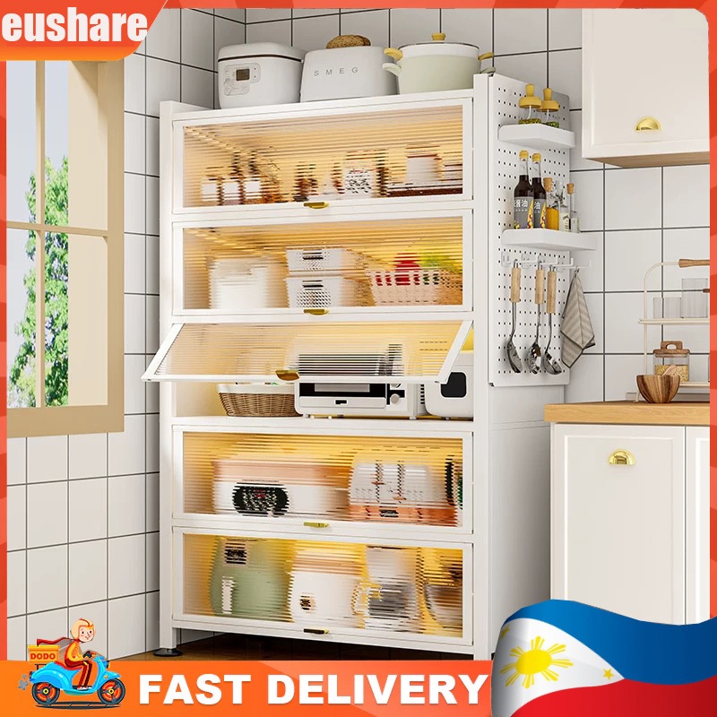 Kitchen Dustproof Rack Kitchen Cabinet Kitchen Organizer Storage Rack ...