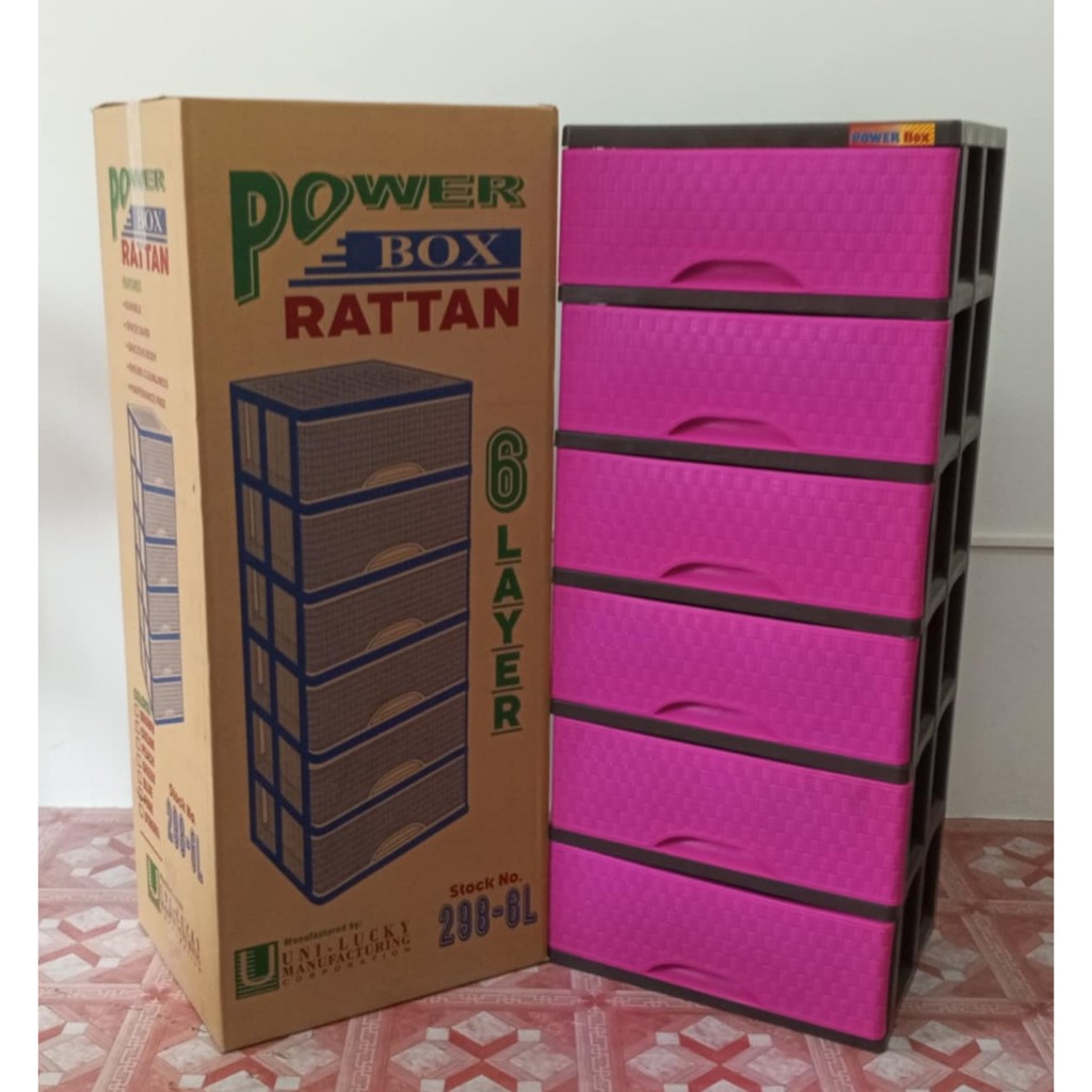 DRAWER [#298] 6 LAYERS RATTAN DRAWER | UNI-LUCKY POWER BOX RATTAN ...