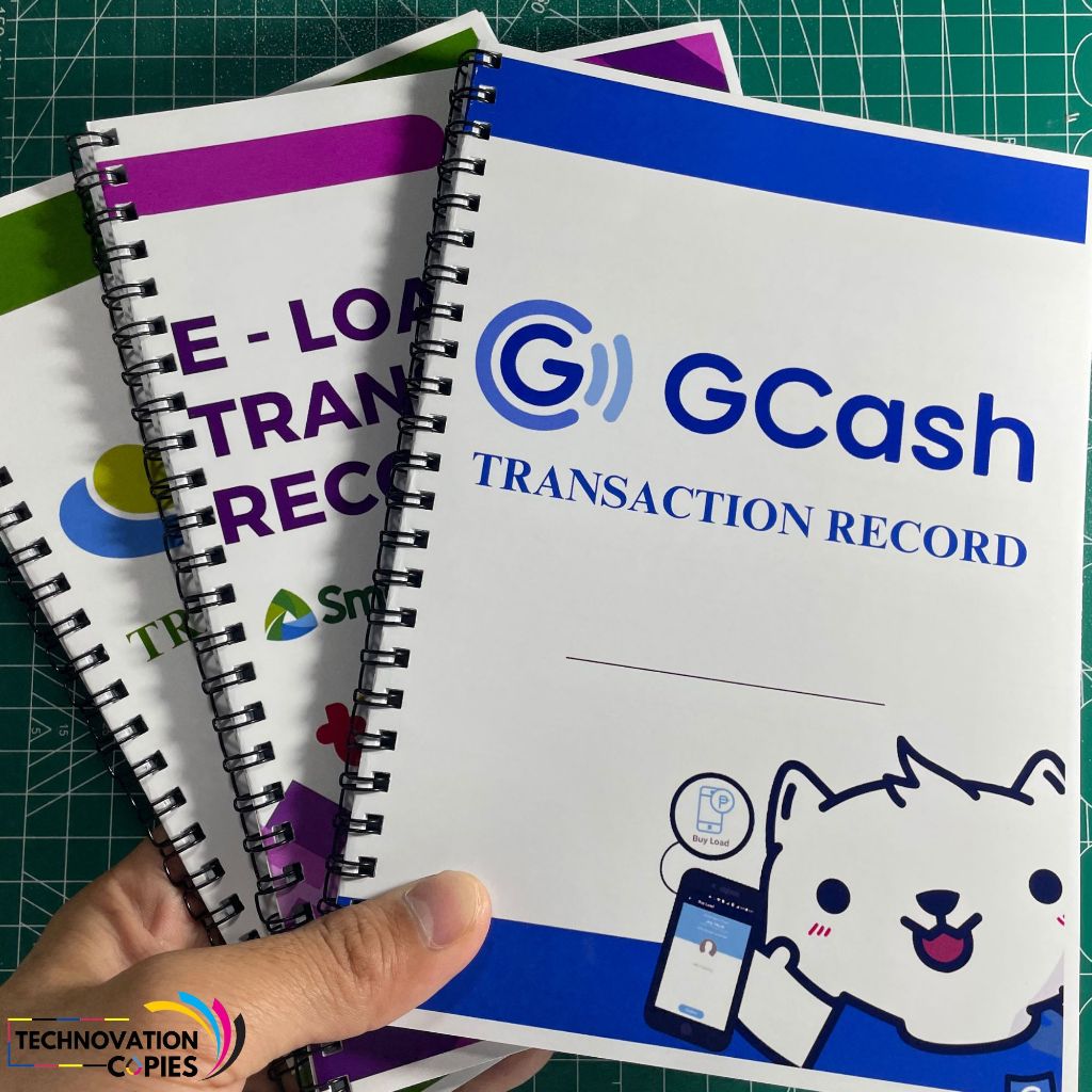 100 PAGES GCash PayMaya E-load Transaction Notebook Record FOR BUSINESS ...