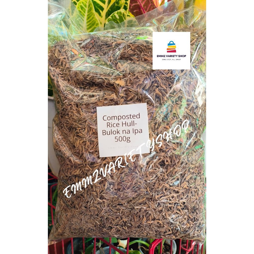 Composted (Bulok) Rice Hull Natural Fertilizer & Soil Conditioner for ...