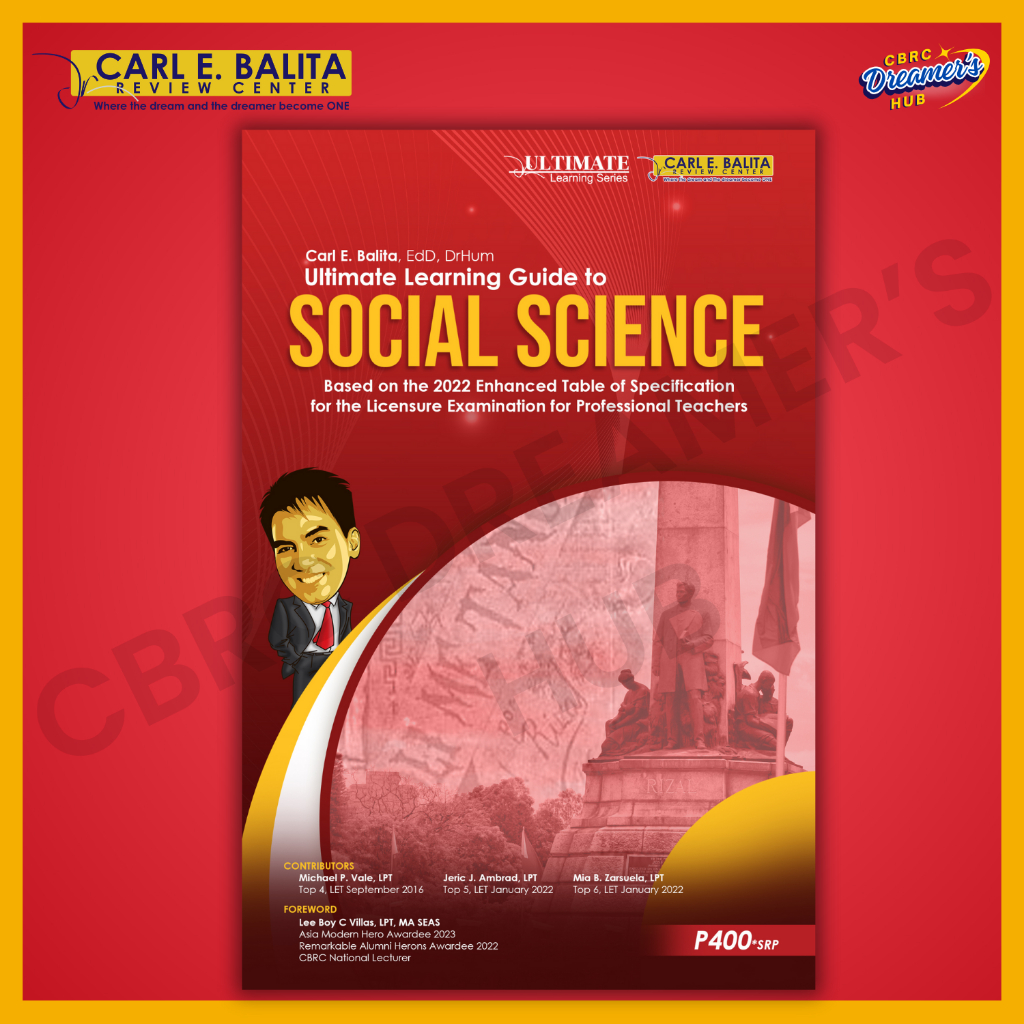 CBRC ULG FOR SOCIAL SCIENCE Majorship LET Reviewer Latest | Shopee ...