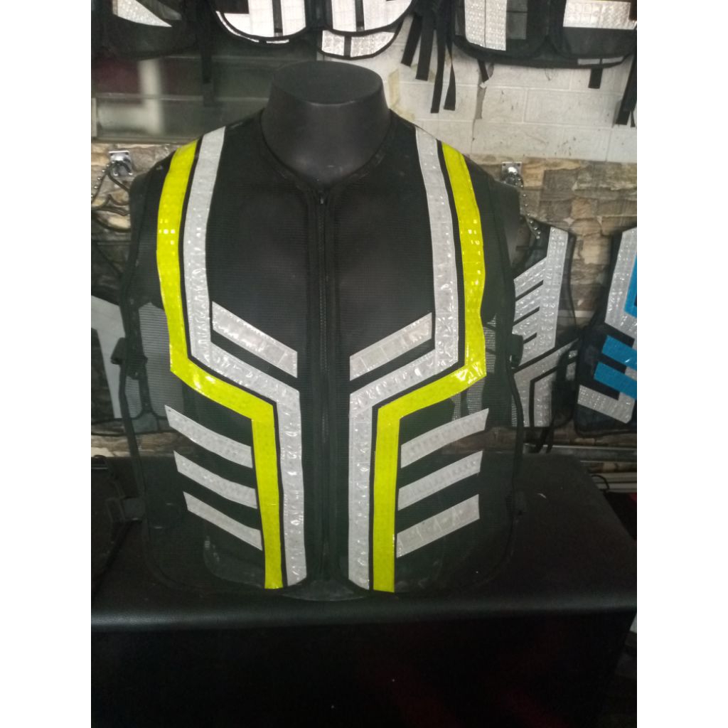 Reflectorized Rider Vest with 6patches | Shopee Philippines