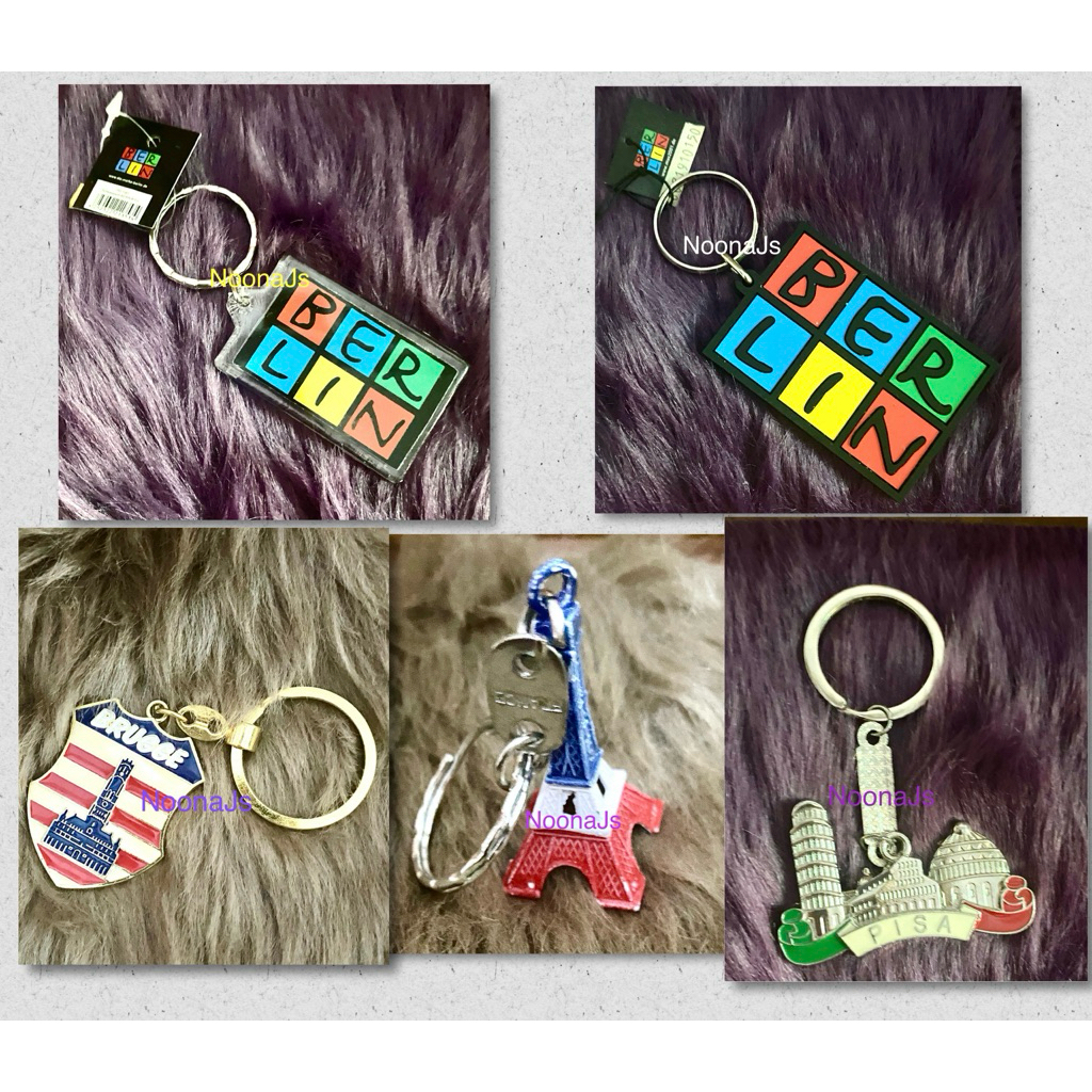 Keychains International European countries | Shopee Philippines