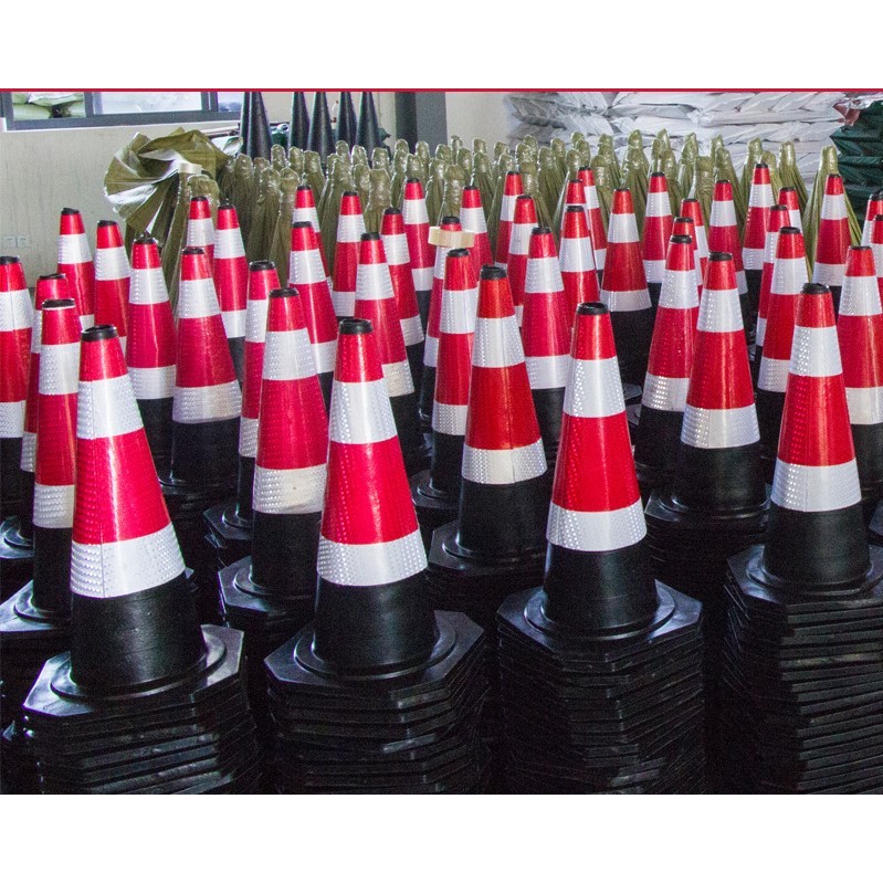 60CM 70CM 90CM rubber cone roadblock cone ice cream cone traffic safety ...