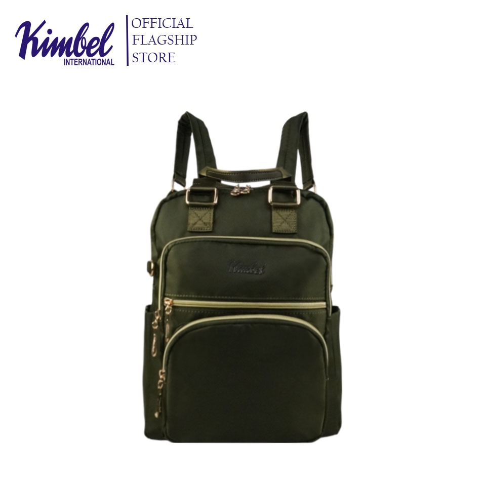 KIMBEL HGZB6632 Backpack Medium Size Satin Material | Shopee Philippines