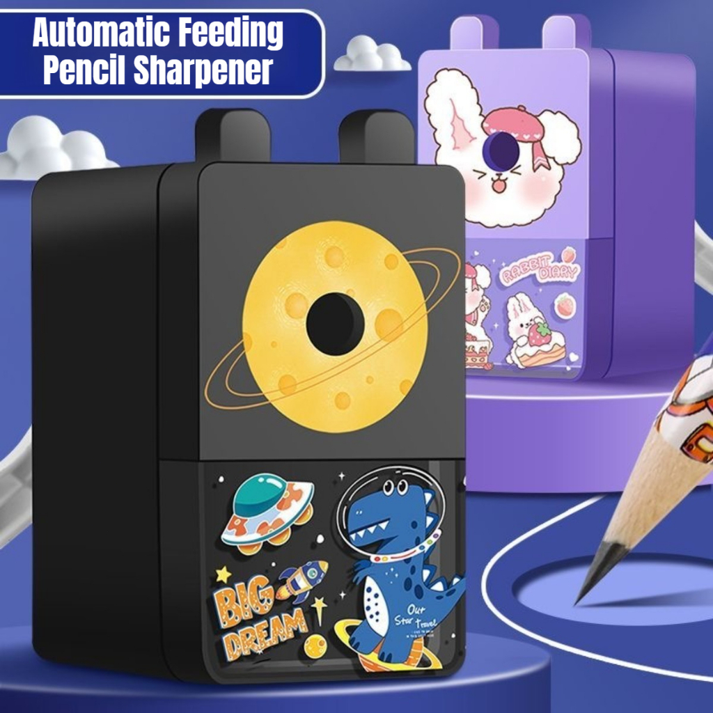 Pencil Helical Sharpener Automatic Feeding Pencil Sharpener For Kids ...