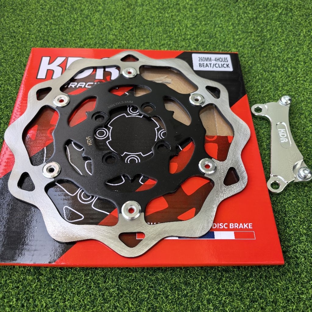 kdr big disc brake 260mm click i 125 150 beat genio scoopy carb fi mio ...