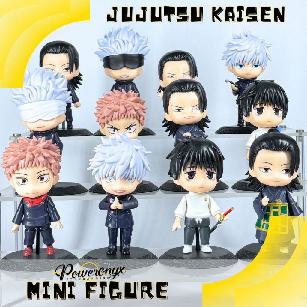 Jujutsu Kaisen Yuta Itadori Gojo Geto Fushiguro Kugisaki Mini Figure ...