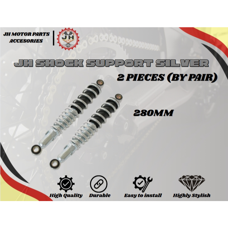 JH moto parts Heavy-Duty Adjustable Rear Shock Absorber for Motorcycles ...