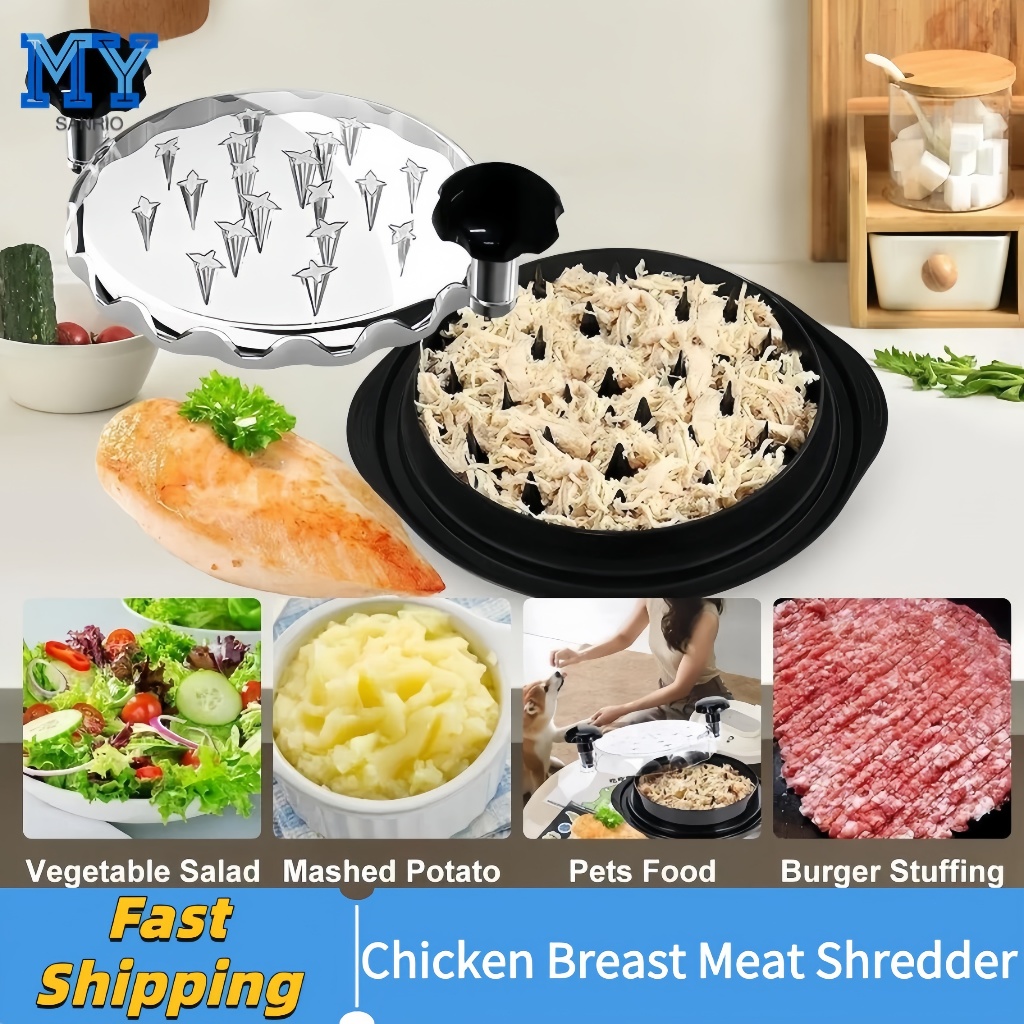 Chicken Breast Meat Shredder Bowl Meat Grinder Shred Machine Meat ...