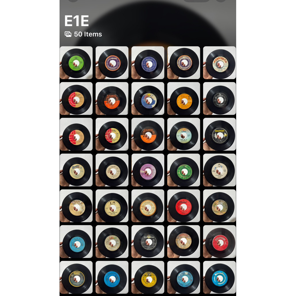 45rpm Vinyl Records Box E1E Various Artists | Shopee Philippines