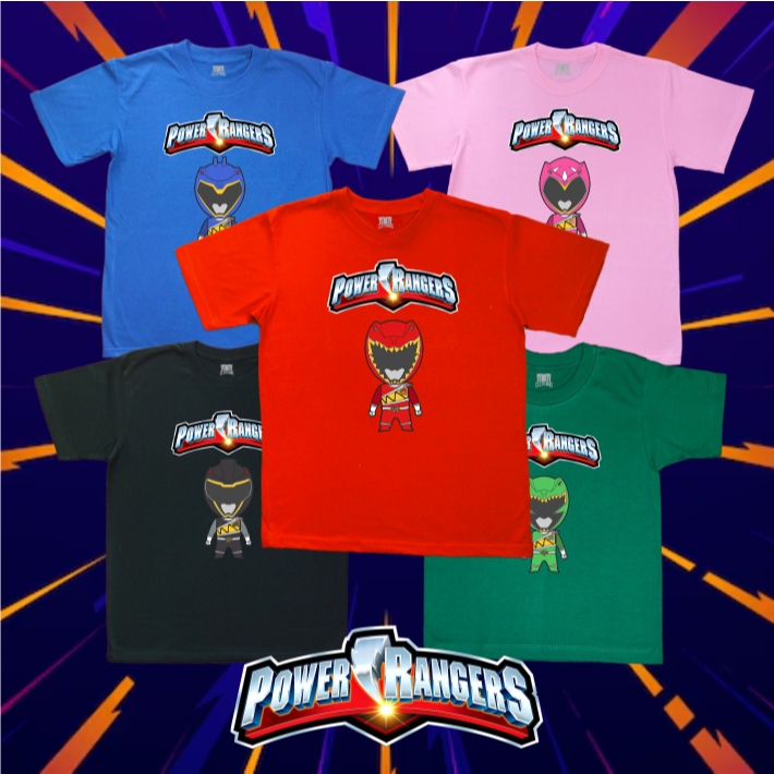 Power Rangers Chibi T-shirt Design for Kids and Adult | Shopee Philippines