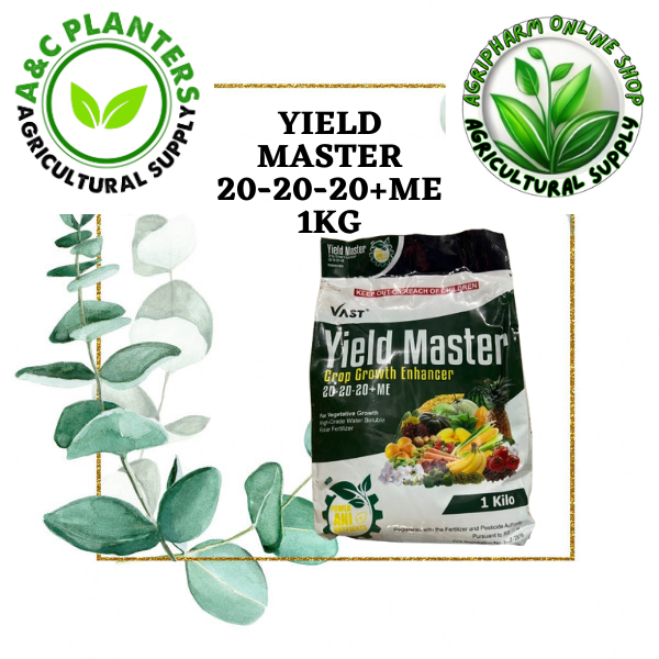 YIELD MASTER 20-20-20 CROP GROWTH ENHANCER FERTILIZER 1KG | Shopee ...