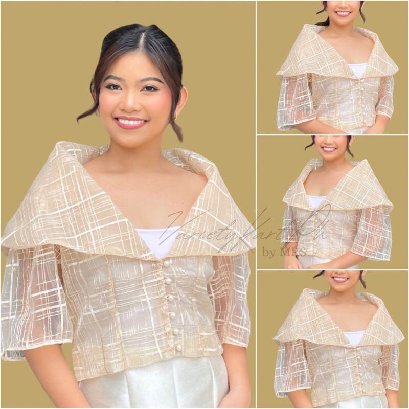 Maria Clara Filipiniana - Banig Design | Shopee Philippines