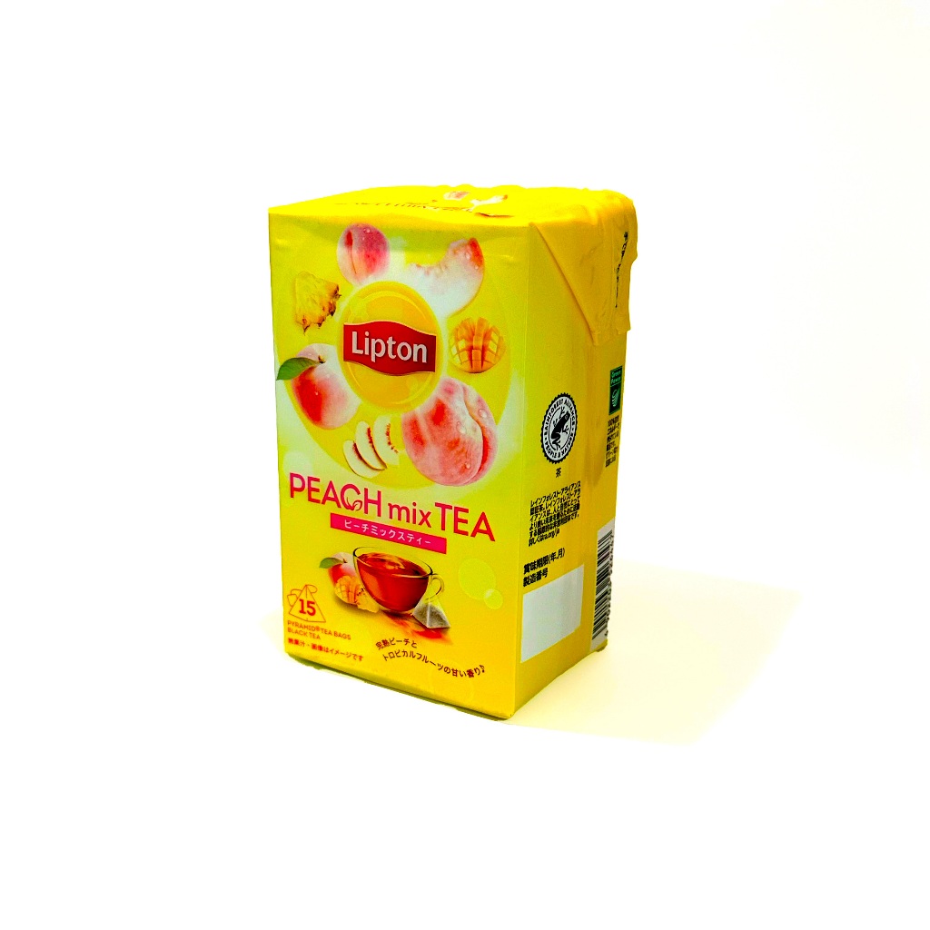 Lipton Peach Mix Tea Japan 15 Pyramid Tea Bags | Premium Imported Fruit ...