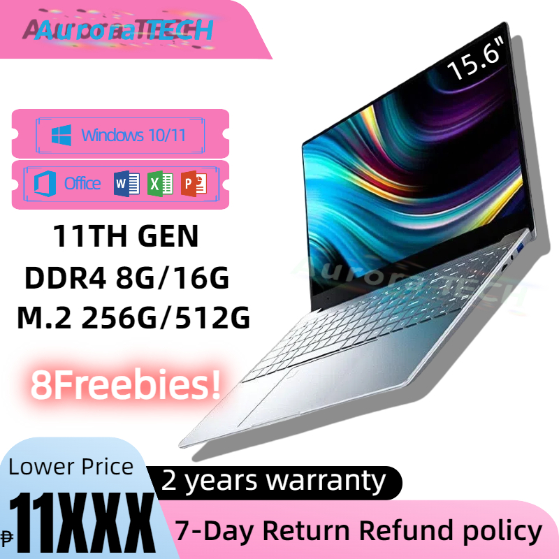 2024 New Intel N5095 laptop 15.6 inch Intel 11TH Gen CPU 256G 512G SSD