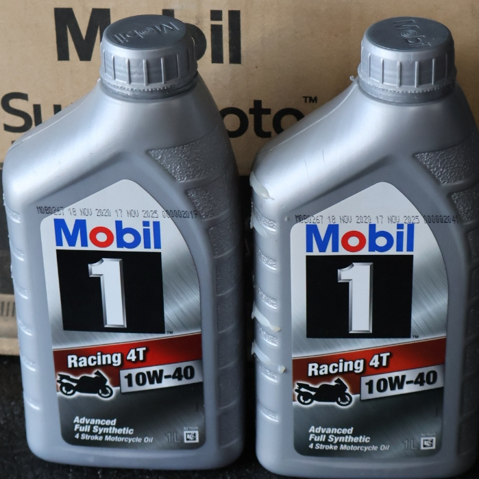 MOBIL 1 RACING SYNTHETIC OIL 10W-40 | Shopee Philippines