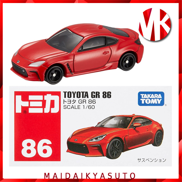 Voiture Miniature Tomica #86 TOYOTA GR 86 1/60 - Diecast Neuve, Fabriquée Au Japon