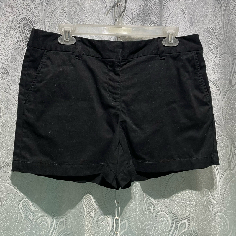 ANN TAYLOR LOFT WOMENS SHORT Sz10 LARGE BLACK(Please view all photos
