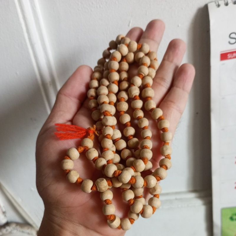 Preloved Japa mala from India made from tulsi 108 beads | Shopee ...
