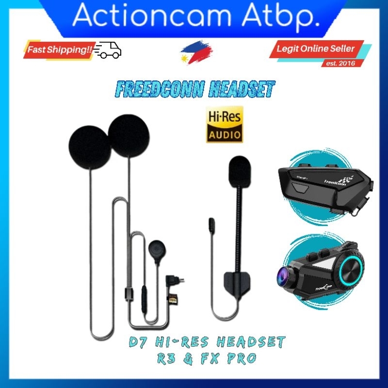 Freedconn D7 Headset Hi-Res for R3 and FX Pro, Fx Plus | Shopee Philippines