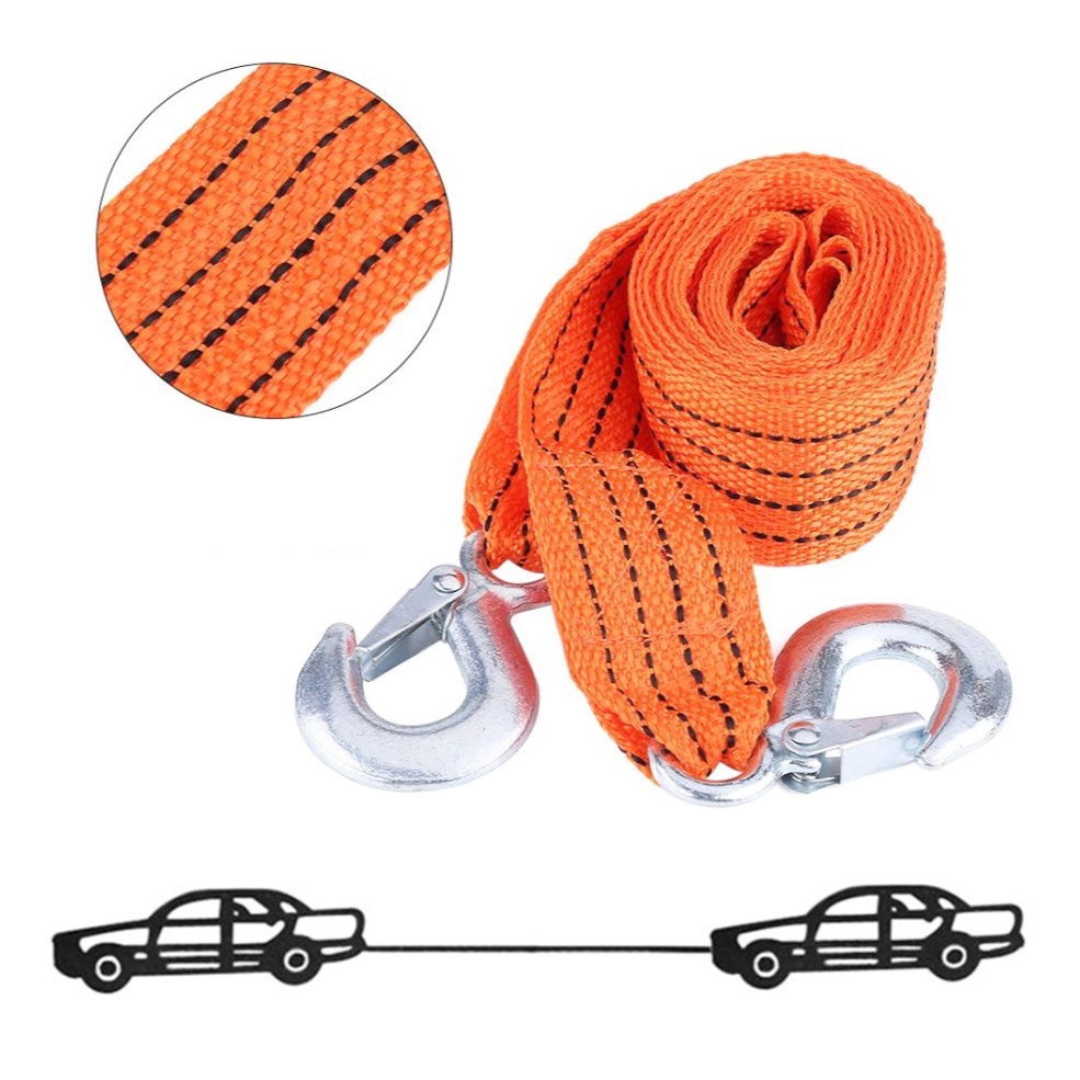Heavy Duty Car Towing Rope 3m/3000kg | Shopee Philippines