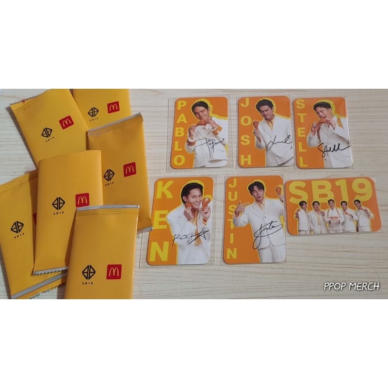 COMPLETE SET OF LIMITED EDITIONSB19 x MCDO OFFICIAL PHOTOCARDS SB19 ...