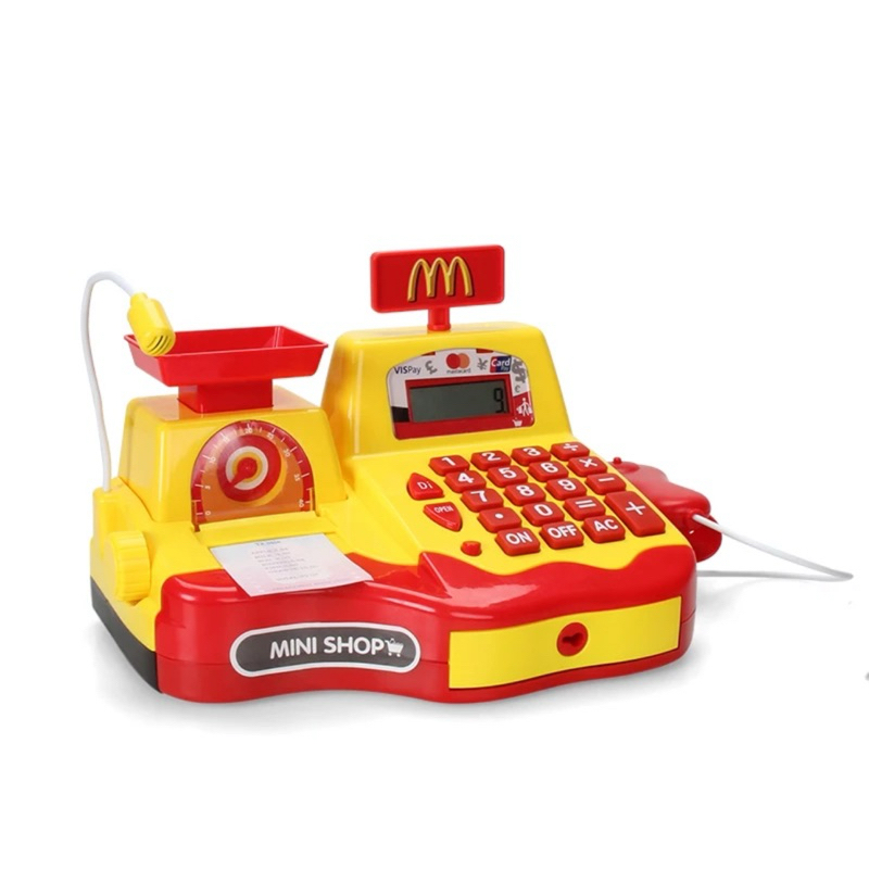 CASH REGISTER SCANNER MICROPHONE RECEIPT WEIGHING SCALE MCDO THEME ...