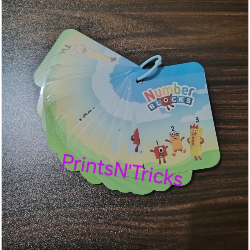 NumberBlocks Flashcard and Tracing laminated One to Twenty | Shopee ...